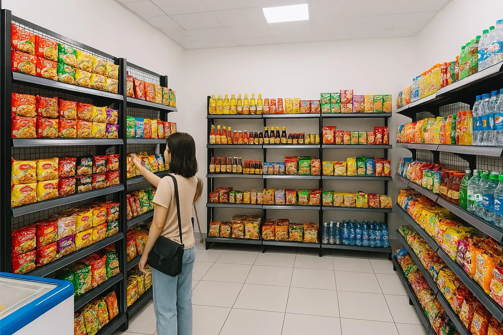 Ảnh: Tạp hóa vốn ít nhưng chuyên nghiệp